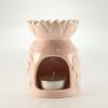 Ceramic Sunflower Oil Burner - Pastel Pink
