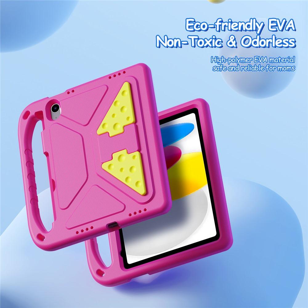 Case for iPad 10.9 (2022) - Pink, Shockproof, With Stand
