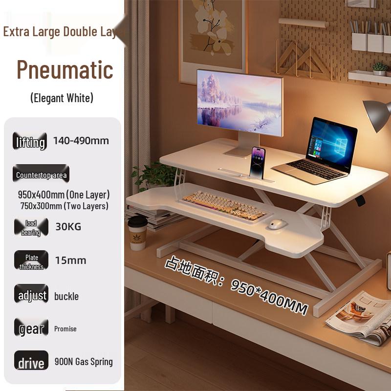 Mesa de Escritório Elevatória para Laptops e Computadores