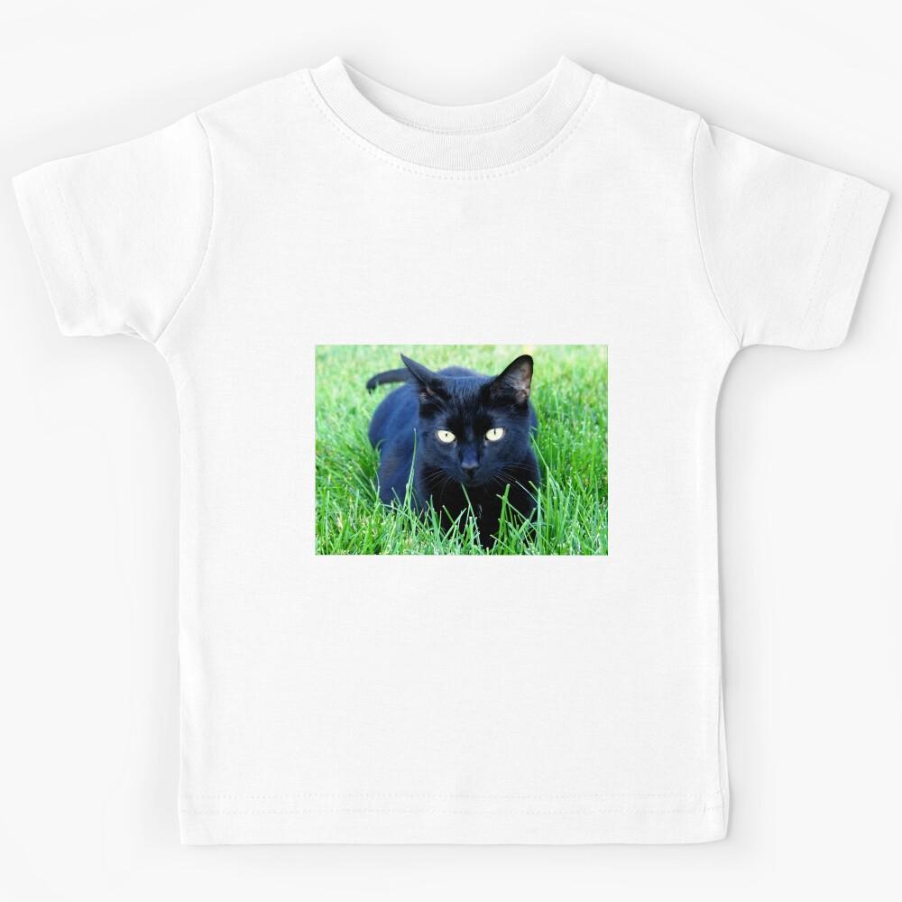 Black Cat Kids T-Shirt 160