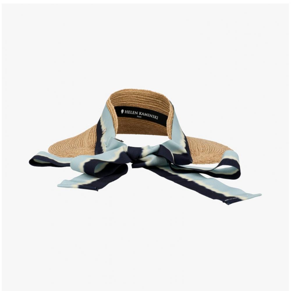 Helen Kaminski Sabina Ombre Natural Oasis Visor Sun Cap Hat51983