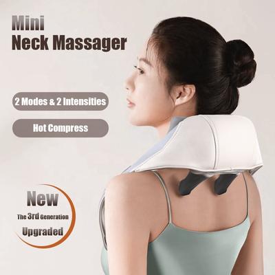 Massage Equipment with 5D Kneading Rotation Massage Pillow Hands Free Neck and Shoulder Massager 1pcs