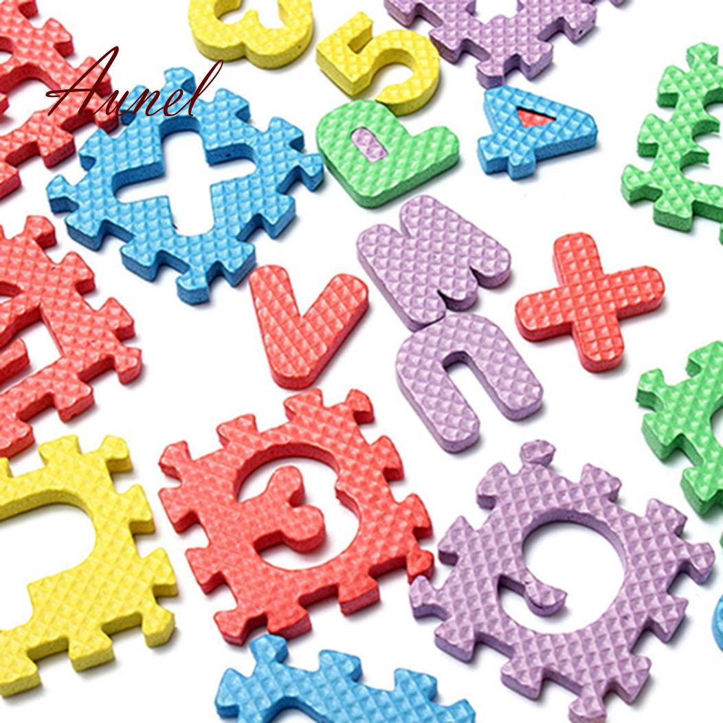 Мягкий сборный коврик пазл из элементов с буквами. 36 элементов в комплекте — фото 10