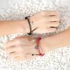 European and American PU Rope Bracelet for Couples and Friends, Customizable Engraving, Unisex Jewelry.