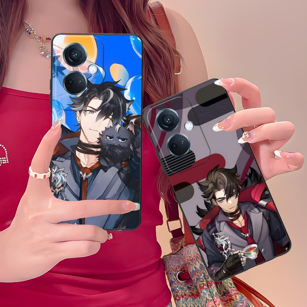 Game GI Wriothesley Matte TPU Mobile Phone Case for OPPO Find X9 X8 X7 X6 X5 X3 X2 Plus s Pro Ultra Lite Colorful Printing Cover
