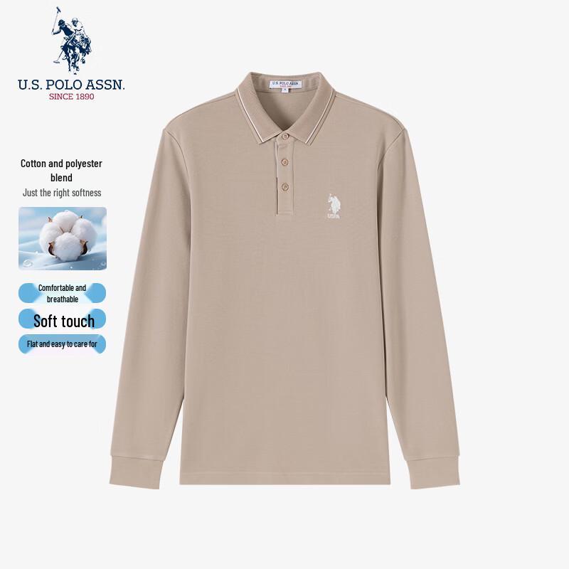 U.S. POLO ASSN. Men's Long Sleeve Polo Shirt
