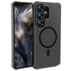 Airbag Antiknock Glitter Case For Samsung Galaxy S26 Plus S25 S24 Ultra for Magsafe Magnet Wireless Charging Matte Cover