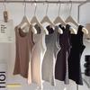 Dongdaemun Vest Victoria Style Seamless Ribbed Cotton Undershirt Anti-Exposure Covering Side Breast Area Versatile Vest for Women
