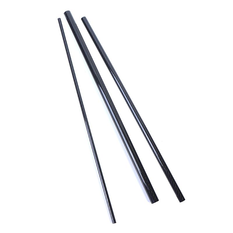 1ks Trubka z uhlíkových vláken Délka 500 mm Průměr 8-18 mm Pro RC model letadla