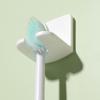 4PCS Toothbrush Holder Wall Mounted Electric Toothbrush Storage Rack Bathrooms Self Adhesive Single Hook Hanging Key Plug Holder