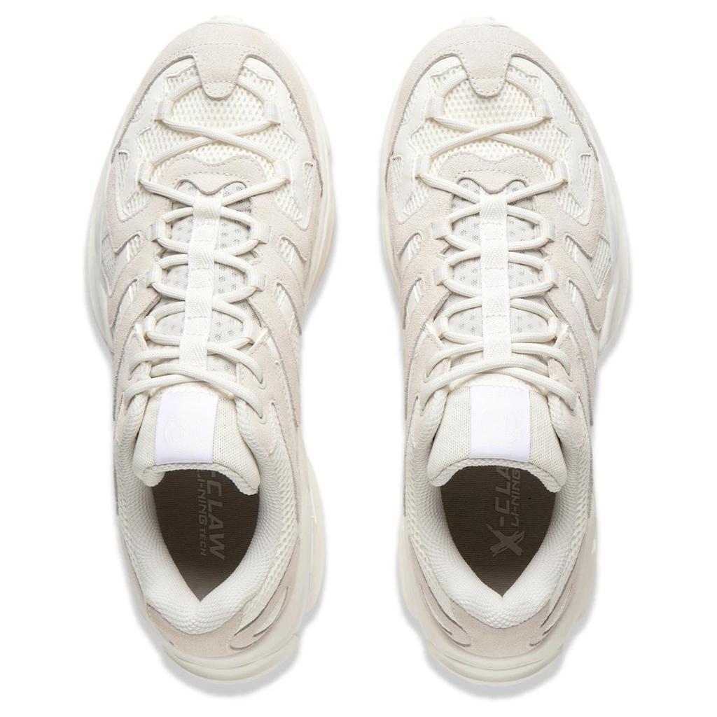 Li Ning Kočičí tlapka CRC Podpora Stability Trend Sportovní Protiskluzové Lifestylové Ležérní Boty Unisex Ležérní Boty Světle-Starožitná-Žlutá AZGU031-4