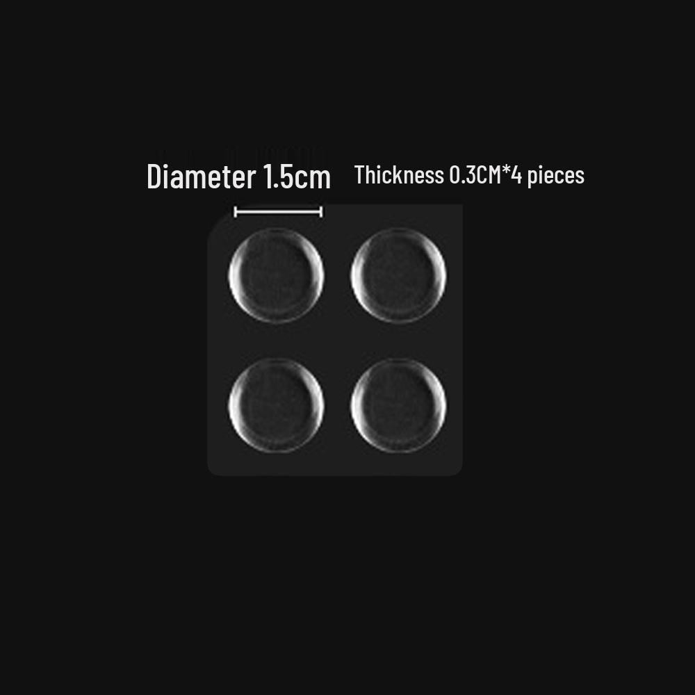 Reusable Transparent Silicone Anti-Collision Strip & Non-Slip Pad for Cabinets, Drawers, Glass, and Walls