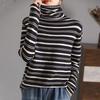 Navava Women Turtleneck Long Sleeve Knit Top Nt3107