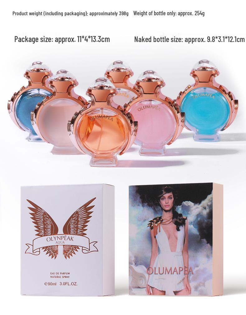 Small Town Yika Quicksand Lady’s Perfume - Floral & Fruity Notes, Long-lasting Light Fragrance, 90ML.