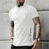 Simple Fashion Letters Graphic T Shirts Trend Summer Crew Neck 3D Printed Short Sleeve Tees Casual Streetwear Cool T-shirts Tops