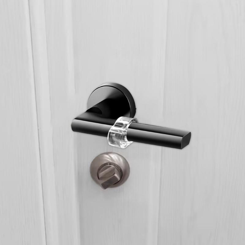 Clear Transparents Door Stoppers Childs Safe Adhesive Stoppers Reusable Door Stoppers for Various Room