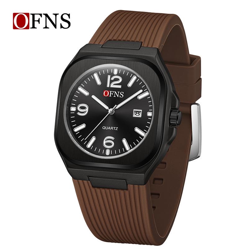 Ofns Men s Waterproof Business Watch, Bestseller, Square/Round Dial, Classic Single Calendar