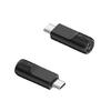 Type C USB to for 2 Interfaces Adapter Convenient Installation Features Enhances Productivity on Computer Host Systems