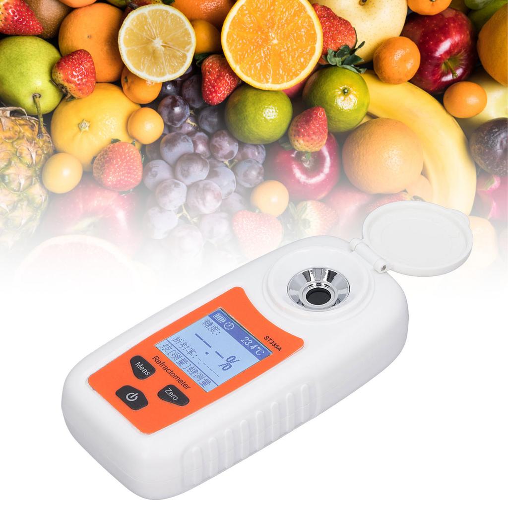 Handheld Sugar Meter High Accuracy Portable 0‑55% Testing Range Fruit Juice Sweetness Tester