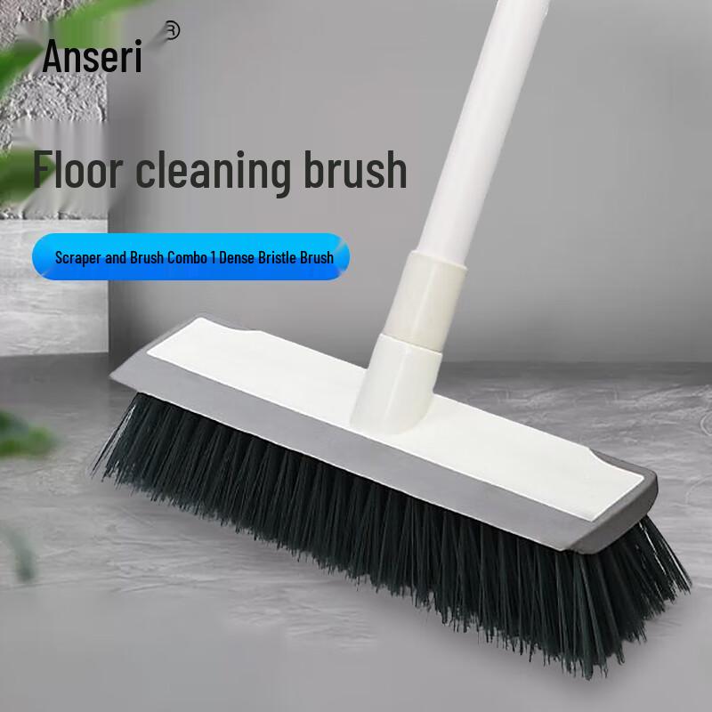 Ancai Rui 2-in-1 Hard Bristle Floor Gap Cleaning Brush with Scraper