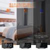 Mesqool Vibrating Alarm Clock Guaranteed To Wake You Large LED Display Mirror Clock with Adjustable Brightness Double Hour Time Setting Memory