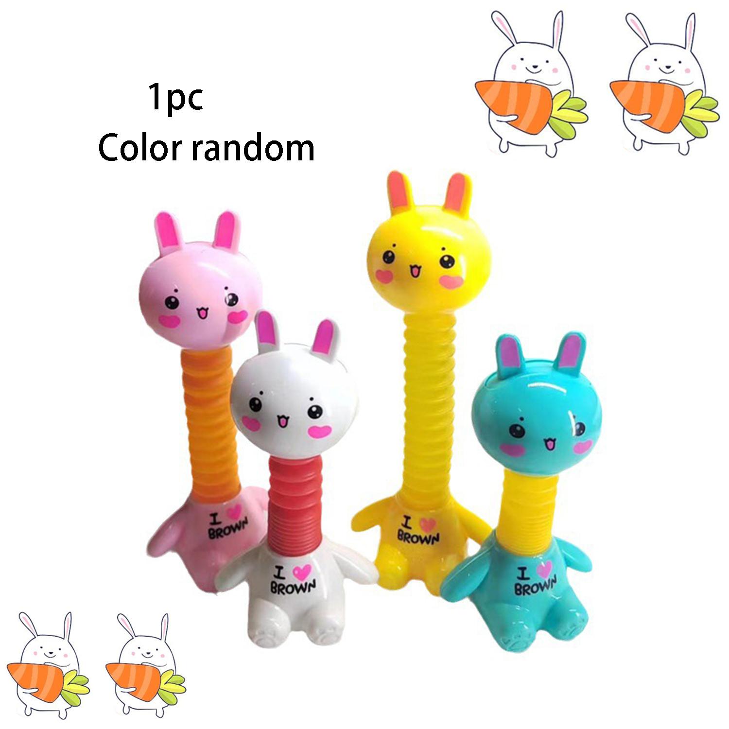 

Creative Stress Relieving Stretching Rabbit Versatile Telescopic Tube Children s Interactive New Unique Toy Puzzle