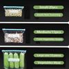 45PCS Storage Bag Zipper Fresh-keeping Bag Food Sorting Storage Bag Fresh-keeping Sealed Bag Suitable for Fruits, Grains, Vegetables and Meat