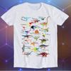 Dinosaur Names Planet Universe Style Art Drawing Anime Funny Meme Cool Funny Gift T Shirt E1002