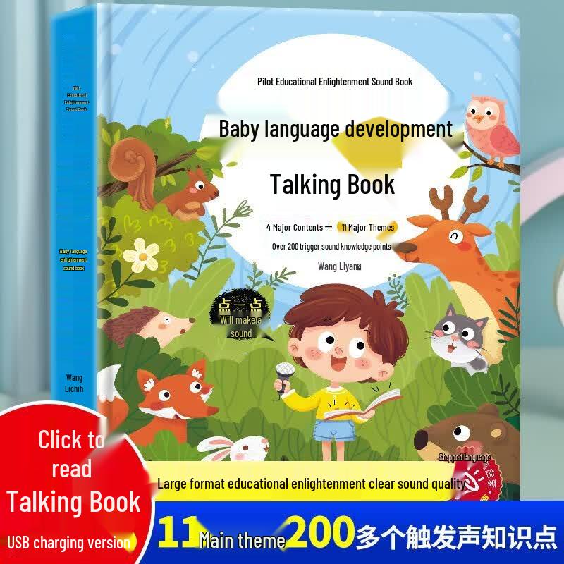 Interactive Baby Language Learning Sound Book