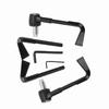 CNC Motorbike Handgrip Guard Brake Levers Protect Guard Motorcycle Protector Handlebar(Black)