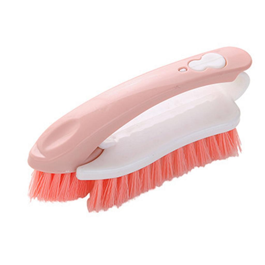 2 in 1 Cleaning Brush Multifunctional Handheld Removable Scrubbing Brush Gaps Brush Scrubber Shoe Brush