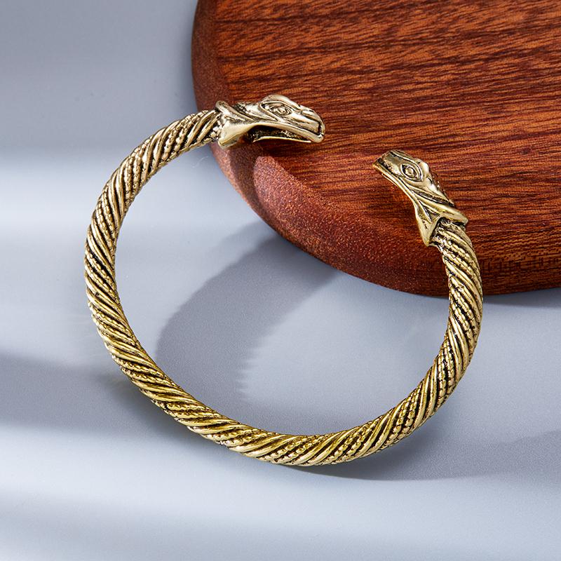 Men's Bracelet Heavy Duty Black Metal Statement Jewelry for Casual Wear Parties Music Festivals Durable Viking Inspired Design