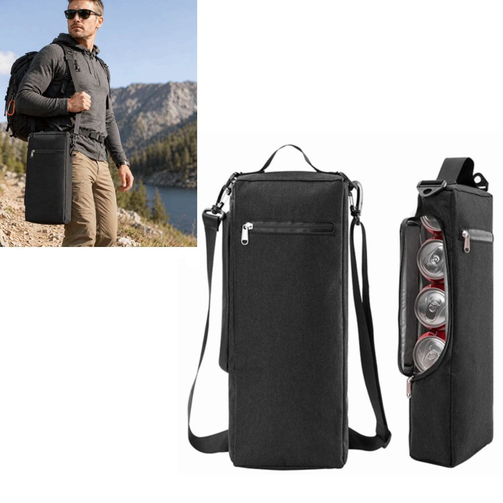 Oxford Fabric Golf Cooler Bag Soft Golf Bag Cooler Sleeve Durable Insulated Drink Cooler Beach