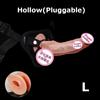Nositelné dildo s nastavitelným páskem kalhotky pro lesbický penis Pásek na postroj Realistické dildo sexuální hračky pro ženy Sexuální erotické hračky