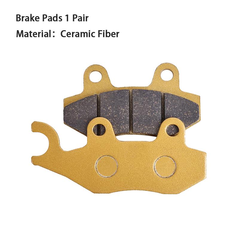 

Rear Brake Pads for SILENCE S01 S02 LS 2021 for MZ/MUZ RT 125 RT125 2002-2007 for LEONART Bobber Daytona Raptor Spyder 125 350 Ceramic 1 pair