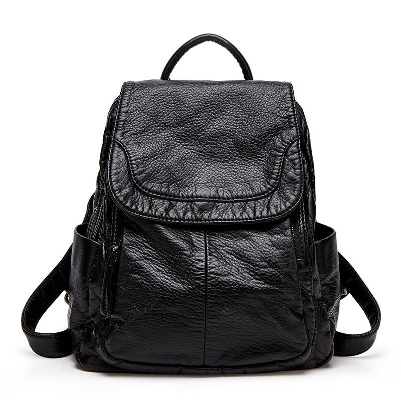 Women's 2025 Fashion Soft Leather Backpack - Versatile, Spacious, Casual & Stylish