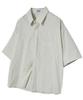 HUKE The City Striped Short Sleeve Shirt (Vintage Green)