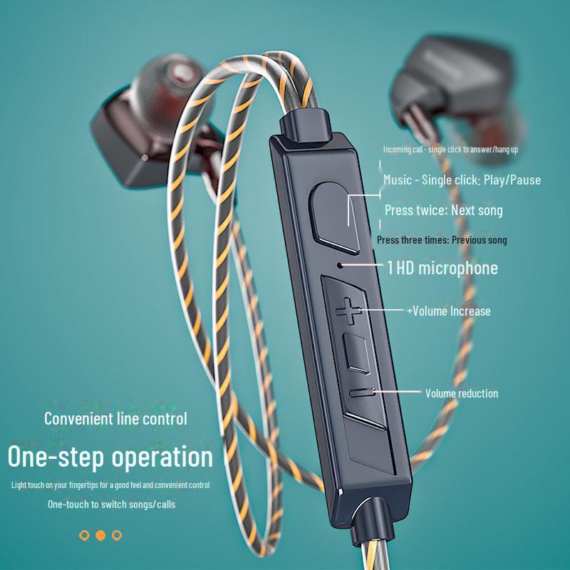 Over-Ear Heavy Bass Headphones for Phones, Computers, Gaming, Sports, and Earplugs.