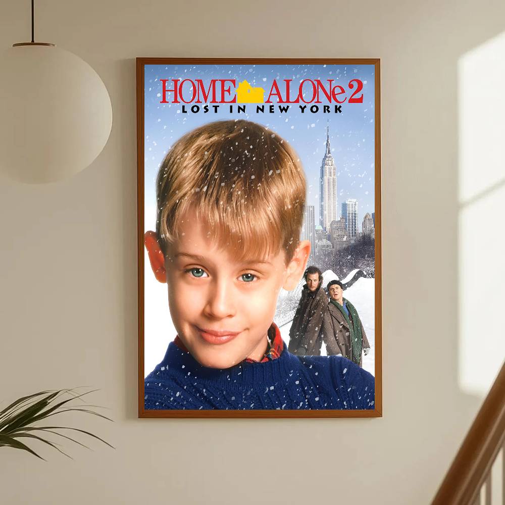 1pc Home Alone Poster Sticker Print Waterproof Wall Art For Living Room Bedroom Home Decor
