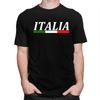 Custom Italy Flag T Shirts for Men Pure Cotton Tees Italian Proud Tshirt Tshirt Clothes