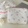 Sweet Bow Large Capacity Ladies Storage Bag Cute Portable Soft Female Cosmetic Bags Fashi Novel Women's Makeup Cases Clutch