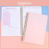 Planner Weekly Week 52 A5 English Daily Notebook Thick Paper Smooth Writing Planner Book For Home School Office