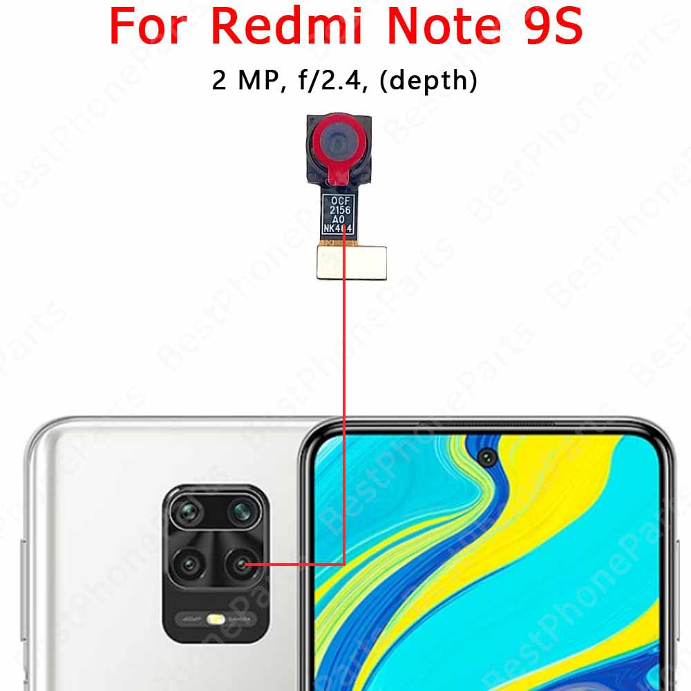 Rear Back Camera For Xiaomi Redmi Note 9 9S Note9 Note9S Camera Module Backside View Replacement Spare Parts Replacement 1