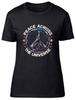Cosmic Peace Symbol Womens T-Shirt Peace Across the Universe Stars Planets Tee