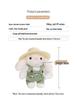Pastoral Little Rabbit Comfort Doll - Stuffed Toy & Pendant