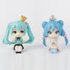 New 5pcs/set Hatsune Miku Q Version Sitting Posture Kawaii Birthday Gift Anime Girl Figures Super Cute Unique Kids Toys