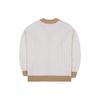 New Era MLB Series Color Block Trim Single-Breasted V-Neck Knitted Cardigan Sweater Unisex Sweater Ivory 13559741