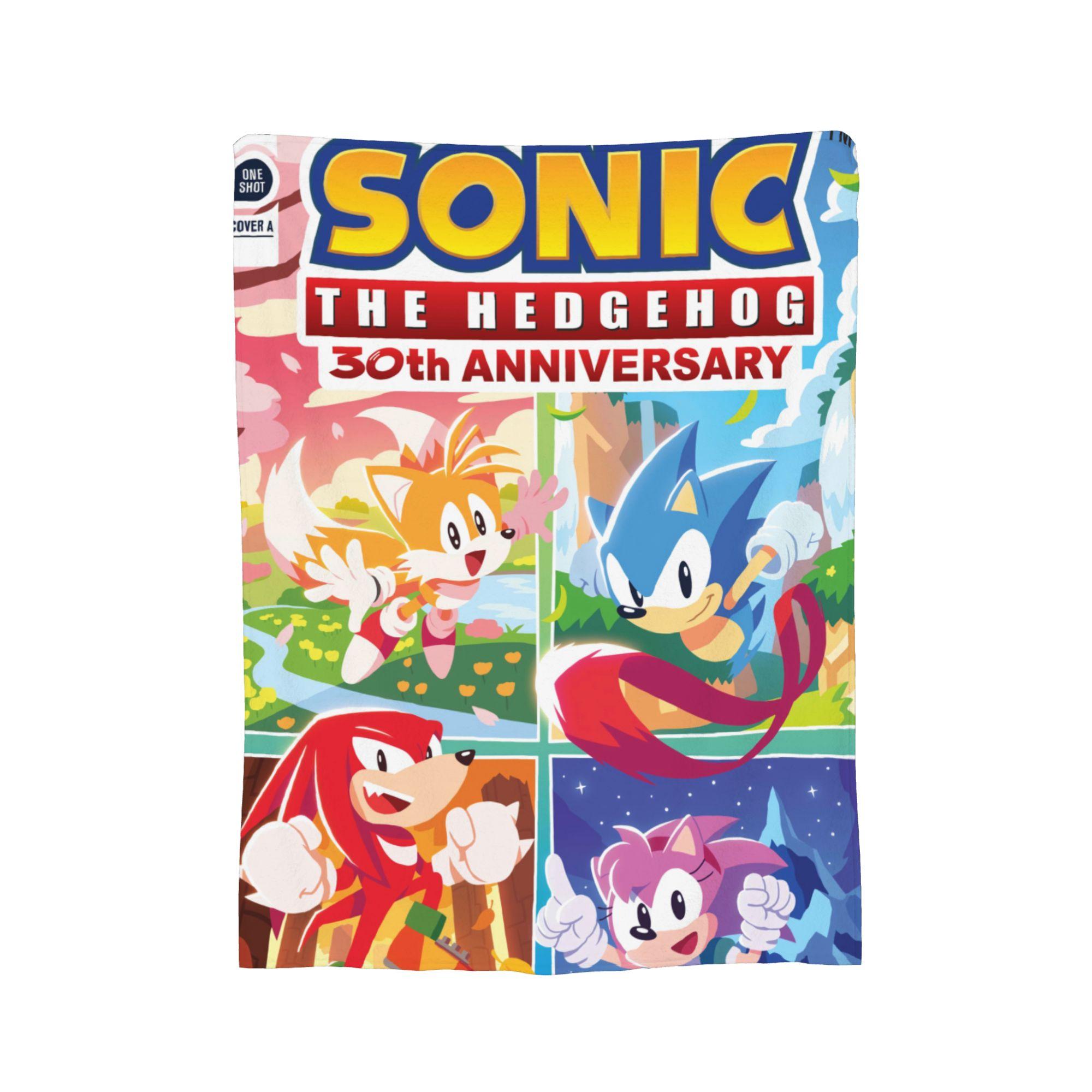 

Shadow The Hedgehog Blankets Fleece Spring/Autumn Portable Warm Throw Blankets for Sofa Office Quilt 30x40in