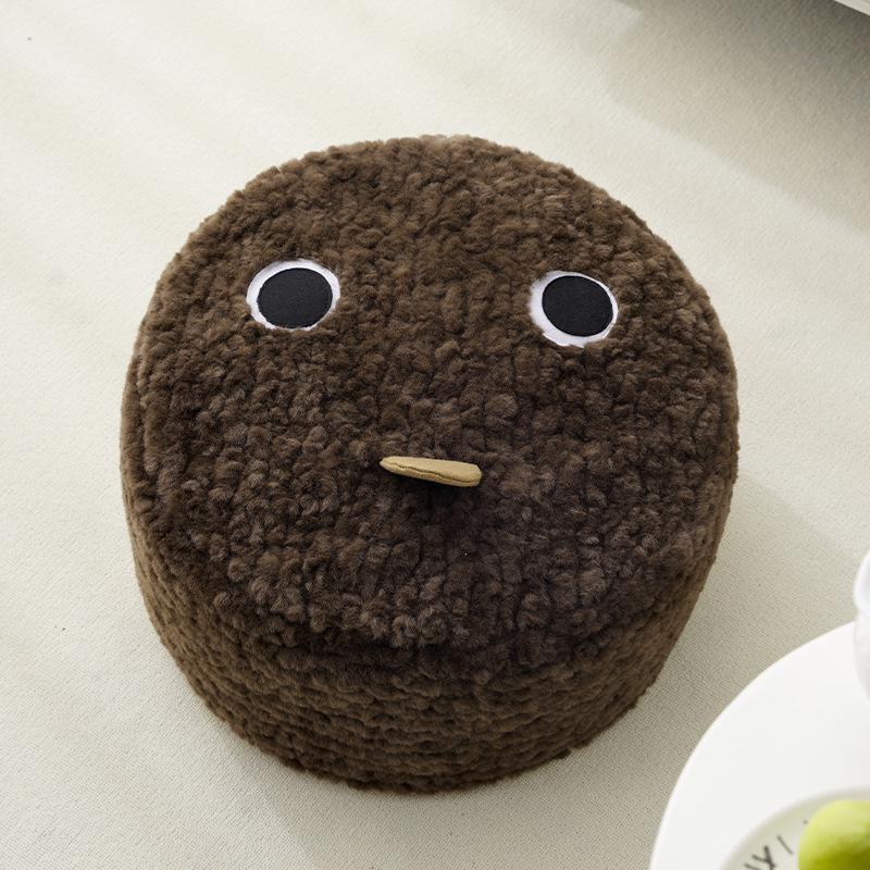 

Круглый чехол для пуфа, не набитый пуфик, милый дизайн с изображением цыпленка, чехол для подушки, ленивый диван, напольное сиденье, табурет, домашний декор, футон, татами