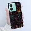 For Vivo Y27s Case Vivo Y36 Russian Cover Beautiful Butterfly Flower Girls Design Bumper Shell For Vivo V2247 V2322 Back Housing